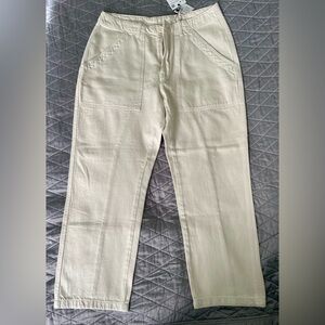 Zara Off-White Trousers